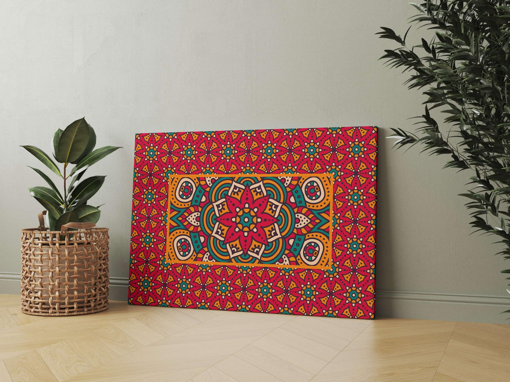 BLACKLUXE LIFESTYLE LTD Mandala Art Painting For Wall Decoration With Frame Canvas Painting For Living Room Bedroom Home Office & Hotels - BLACKLUXECRAFTS