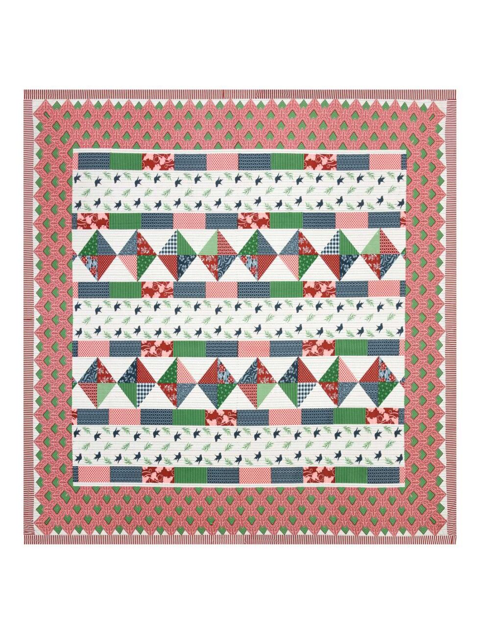 Handmade Cotton Patchwork Bed Sheet with Pillow Covers – Multicolor Quilted Design | King Size | Indian Ethnic Bedding Set for International Home Décor (BLACKLUXE CRAFTS) - BLACKLUXECRAFTS