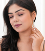 Silver Crystal Drop Dangle Earrings Elegant Long Statement Earrings for Women (BLACKLUXE CRAFTS) - BLACKLUXECRAFTS