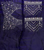 Handmade Indian Navy Blue Embroidered Salwar Sarees | Traditional Ethnic Anarkali Dress with Dupatta – Wedding & Party Wear (BLACKLUXE CRAFTS)