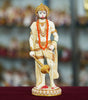 Lord Hanuman Idol with Gada – Decorative Bajrangbali Statue for Home Temple & Gifting  (BLACKLUXE CRAFTS) - BLACKLUXECRAFTS