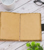 Vintage Leather Notebook with Lock | Motivational Quote Journal Diary “Never Settle – Best in Life” | Inspirational Writing Gift (BLACKLUXE CRAFTS) - BLACKLUXECRAFTS