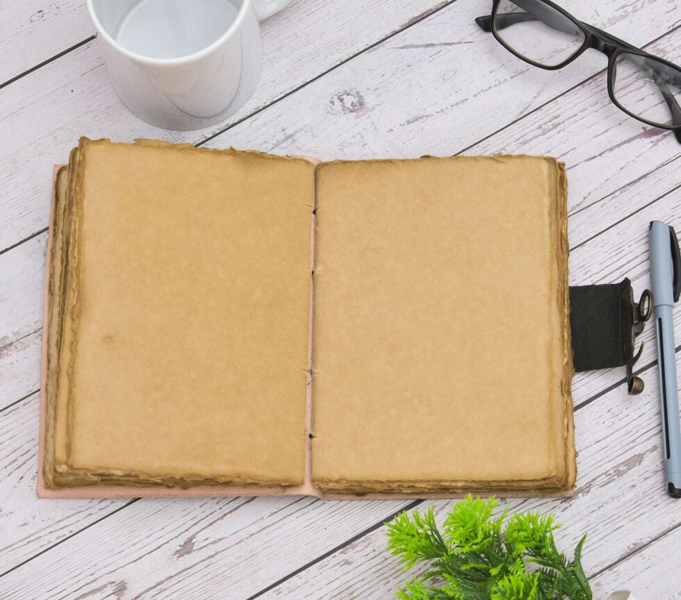 Vintage Leather Notebook with Lock | Motivational Quote Journal Diary “Never Settle – Best in Life” | Inspirational Writing Gift (BLACKLUXE CRAFTS) - BLACKLUXECRAFTS