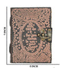 Vintage Butterfly Leather Notebook with Lock | Motivational Quote Journal Diary with Rose Design – Writing & Gift Journal (BLACKLUXE CRAFTS) - BLACKLUXECRAFTS