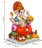 Luxury Lord Ganesha Idol for Home Decor & Puja | Hindu Elephant God Statue | Spiritual Gift (BLACKLUXE CRAFTS) - BLACKLUXECRAFTS