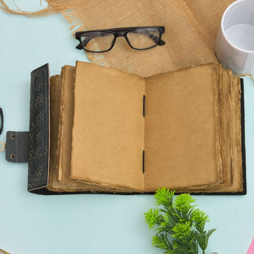 Journey Vintage Leather Notebook with Lock | Travel Journal Diary for Writing, Sketching & Adventure Notes (BLACKLUXE CRAFTS) - BLACKLUXECRAFTS