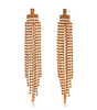 Luxury Gold Tassel Earrings and Choker Necklace Set Statement Bridal & Party Jewelry for Women (BLACKLUXE CRAFTS) - BLACKLUXECRAFTS