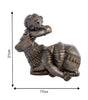 Handmade Baby Ganesha with Cow Idol | Indian Brass Finish Decorative Statue | Hindu God Figurine for Home Temple & Spiritual Gift (BLACKLUXE CRAFTS) - BLACKLUXECRAFTS