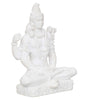 White Lord Shiva Idol | Mahadev Statue for Home Décor & Meditation | Hindu God Figurine (BLACKLUXE CRAFTS) - BLACKLUXECRAFTS