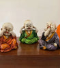Three Wise Buddha Monk Figurines – See No Evil, Hear No Evil, Speak No Evil Statues for Home, Office & Spiritual Decor (BLACKLUXE CRAFTS) - BLACKLUXECRAFTS