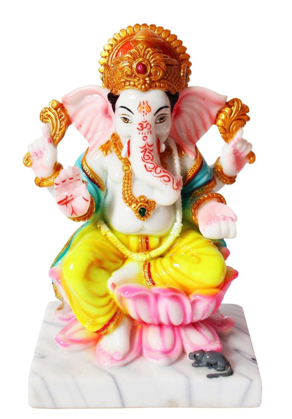 Lord Ganesha and Goddess Lakshmi Idol Set | Hindu God Figurines for Home Décor & Puja (BLACKLUXE CRAFTS - BLACKLUXECRAFTS