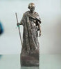 Handmade Mahatma Gandhi Statue | Indian Brass Finish Figurine | Freedom Leader Idol for Home Office Decor & Inspirational Gift (BLACKLUXE CRAFTS) - BLACKLUXECRAFTS