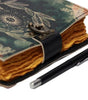 Celestial Moon & Sun Leather Journal – Handmade Vintage Notebook with Lock | Astrology Grimoire, Wiccan Sketchbook, Boho Writing Diary (BLACKLUXE CRAFTS) - BLACKLUXECRAFTS