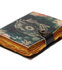 Celestial Moon & Sun Leather Journal – Handmade Vintage Notebook with Lock | Astrology Grimoire, Wiccan Sketchbook, Boho Writing Diary (BLACKLUXE CRAFTS) - BLACKLUXECRAFTS