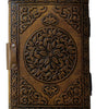 Antique Triple Moon Goddess Leather Journal – Handmade Brown Grimoire with Gemstone & Lock | Wiccan Book of Shadows, Pagan Diary, Vintage Writing Notebook (BLACKLUXE CRAFTS) - BLACKLUXECRAFTS