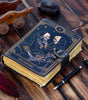 The Lovers Tarot Leather Journal – Gothic Handmade Notebook with Lock | Vintage Grimoire, Wiccan Book of Shadows, Occult Writing Diary (BLACKLUXE CRAFTS) - BLACKLUXECRAFTS