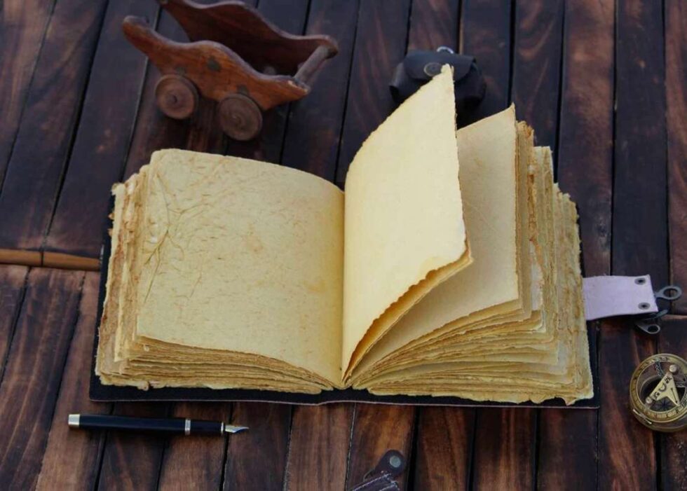 The Lovers Tarot Leather Journal – Gothic Handmade Notebook with Lock | Vintage Grimoire, Wiccan Book of Shadows, Occult Writing Diary (BLACKLUXE CRAFTS) - BLACKLUXECRAFTS