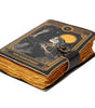 The Lovers Tarot Leather Journal – Gothic Handmade Notebook with Lock | Vintage Grimoire, Wiccan Book of Shadows, Occult Writing Diary (BLACKLUXE CRAFTS) - BLACKLUXECRAFTS