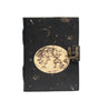 Full Moon Leather Journal – Celestial Handmade Notebook with Lock | Astrology Grimoire, Wiccan Book of Shadows, Vintage Writing Diary (BLACKLUXE CRAFTS) - BLACKLUXECRAFTS