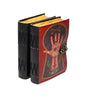 Palmistry Leather Journal – All Seeing Eye Handmade Notebook with Lock | Occult Grimoire, Wiccan Book of Shadows, Vintage Writing Diary. (BLACKLUXE CRAFTS) - BLACKLUXECRAFTS