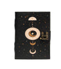 Celestial Moon Phase Leather Journal – Handmade Astrology Notebook with Lock | Wiccan Book of Shadows, Gothic Grimoire, Vintage Writing Diary (BLACKLUXE CRAFTS) - BLACKLUXECRAFTS