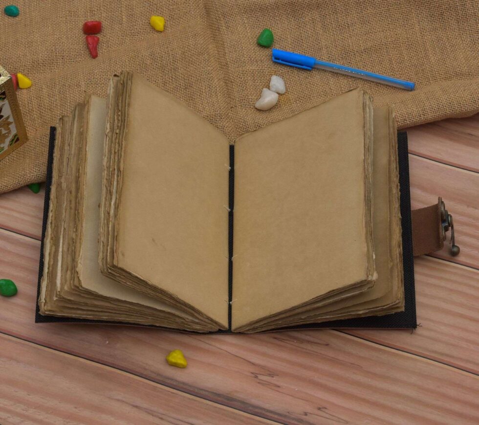 Harry Potter Vintage Leather Notebook with Lock | Golden Snitch Journal Diary for Writing, Sketching & Gifting (BLACKLUXE CRAFTS) - BLACKLUXECRAFTS