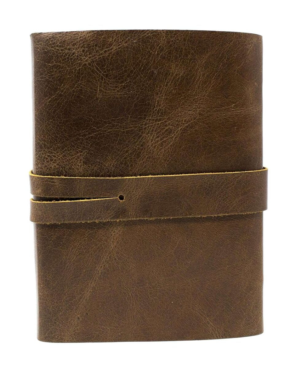 Handmade Leather Journal with Wooden Pen – Vintage Refillable Writing Notebook, Rustic Diary, Travel Sketchbook Gift (BLACKLUXE CRAFTS) - BLACKLUXECRAFTS