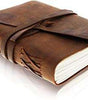 Handmade Rustic Leather Journal – Vintage Wrap Closure Refillable Notebook, Traveler’s Diary & Writing Sketchbook (BLACKLUXE CRAFTS) - BLACKLUXECRAFTS