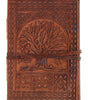 Handmade Leather Journal with Tree of Life – Vintage Embossed Writing Notebook, Travel Diary & Sketchbook (BLACKLUXE CRAFTS) - BLACKLUXECRAFTS