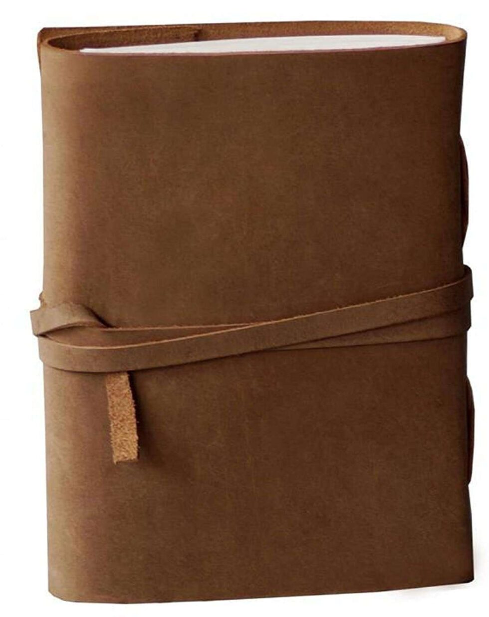 Handmade Leather Journal – Vintage Travel Diary with Feather & Birds Engraving, Quote Notebook for Writing & Gifting (BLACKLUXE CRAFTS) - BLACKLUXECRAFTS