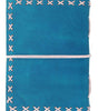 Handmade Blue Leather Journal – Vintage Diary Notebook with White Stitch Binding, Travel Writing Sketchbook Gift (BLACKLUXE CRAFTS) - BLACKLUXECRAFTS