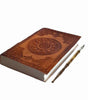 Handmade Embossed Leather Journal Notebook – Vintage Brown Mandala Design Writing Diary for Men & Women (BLACKLUXE CRAFTS) - BLACKLUXECRAFTS