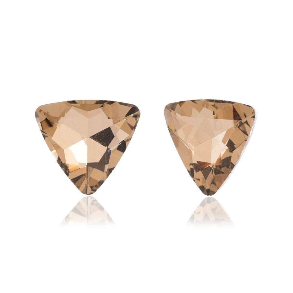 Luxury Triangle Crystal Stud Earrings for Women – Bold Statement Jewelry, Elegant Party & Evening Accessories (BLACKLUXE CRAFTS) - BLACKLUXECRAFTS
