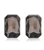 Smoky Crystal Rectangle Stud Earrings for Women – Elegant Faceted Gemstone Jewelry, Minimalist Statement Accessories
(BLACKLUXE CRAFTS) - BLACKLUXECRAFTS