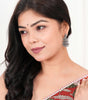 Handcrafted Oxidized Silver Peacock Earrings – Indian Ethnic Boho Jewelry for Women (BLACKLUXE CRAFTS) - BLACKLUXECRAFTS
