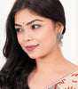 Handcrafted Oxidized Silver Bird Motif Earrings – Indian Ethnic Jhumka Dangle Jewelry for Women (BLACKLUXE CRAFTS) - BLACKLUXECRAFTS