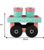 Hand-Painted Indian Tea Set with Kettle, 4 Glasses & Wooden Cart Holder – Pink & Turquoise Ethnic Kitchen & Home Décor
(BLACKLUXE CRAFTS) - BLACKLUXECRAFTS