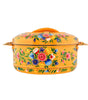 Hand-Painted Yellow Floral Serving Bowl with Lid & Spoon – Traditional Indian Handmade Tableware
(BLACKLUXE CRAFTS) - BLACKLUXECRAFTS