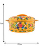 Hand-Painted Yellow Floral Serving Bowl with Lid & Spoon – Traditional Indian Handmade Tableware
(BLACKLUXE CRAFTS) - BLACKLUXECRAFTS