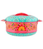Hand-Painted Pink & Turquoise Floral Serving Bowl with Lid & Spoon – Traditional Indian Handmade Tableware
(BLACKLUXE CRAFTS) - BLACKLUXECRAFTS