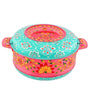Hand-Painted Pink & Turquoise Floral Serving Bowl with Lid & Spoon – Traditional Indian Handmade Tableware
(BLACKLUXE CRAFTS) - BLACKLUXECRAFTS
