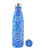 Hand-Painted Aluminium Water Bottle – Eco-Friendly Reusable Metal Flask with Mandala Floral Design (Blue)
(BLACKLUXE CRAFTS) - BLACKLUXECRAFTS