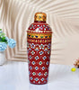 Hand-Painted Aluminium Cocktail Shaker – Barware Drink Mixer with Traditional Floral Design (Red & Gold)
(BLACKLUXE CRAFTS) - BLACKLUXECRAFTS