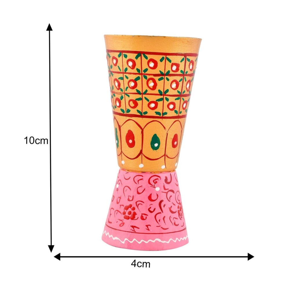 Hand-Painted Aluminium Jigger – Double-Sided Cocktail Measuring Cup for Bartending & Home Bar (Multicolor)
(BLACKLUXE CRAFTS) - BLACKLUXECRAFTS