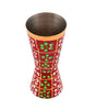 Handmade Aluminium Tumbler – Rajasthani Lacquer Painted Drinking Glass | Traditional Indian Art Cup (BLACKLUXE CRAFTS) - BLACKLUXECRAFTS