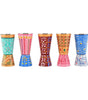 Set of 5 Hand-Painted Aluminium Tumblers – Rajasthani Traditional Indian Drinking Glasses | Handmade Eco-Friendly Cups (BLACKLUXE CRAFTS) - BLACKLUXECRAFTS