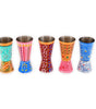 Set of 5 Hand-Painted Aluminium Tumblers – Rajasthani Traditional Indian Drinking Glasses | Handmade Eco-Friendly Cups (BLACKLUXE CRAFTS) - BLACKLUXECRAFTS