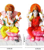 Lord Ganesha and Goddess Lakshmi Idol Set | Hindu God Figurines for Home Décor & Puja (BLACKLUXE CRAFTS - BLACKLUXECRAFTS