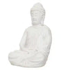 White Buddha Statue – Meditation & Zen Decor for Home, Office, Garden, Yoga & Spiritual Spaces (BLACKLUXE CRAFTS) - BLACKLUXECRAFTS