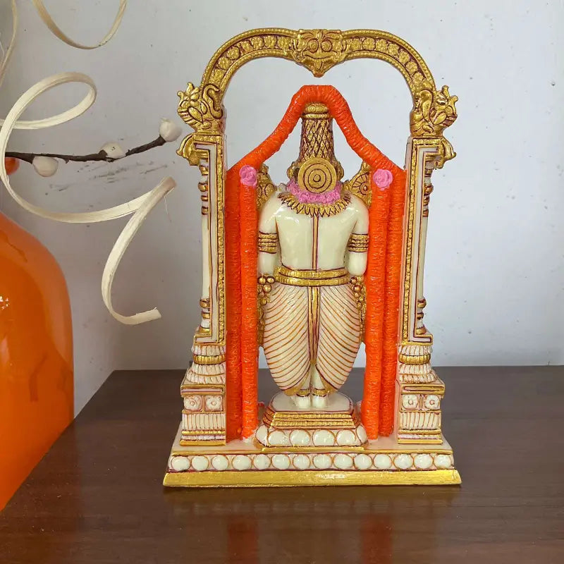 Lord Balaji Idol – Venkateswara Tirupati Statue for Home Temple, Pooja, Meditation & Spiritual Decor (BLACKLUXE CRAFTS) - BLACKLUXECRAFTS